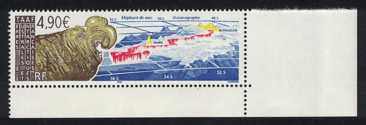 French Southern and Antarctic Territories Elephant Seal Corner 2005 MNH SG#540 MI#566