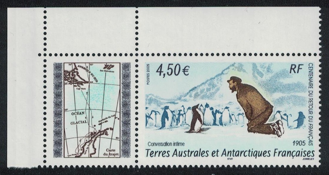 French Southern and Antarctic Territories Birds Penguins Corner 2005 MNH SG#542 MI#568