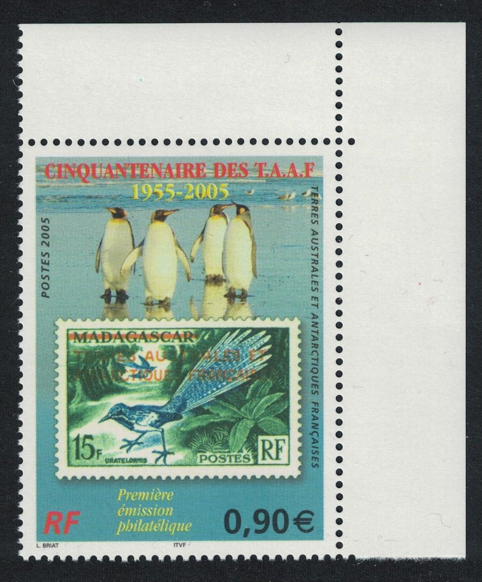 French Southern and Antarctic Territories Birds Penguins Corner 2005 MNH SG#557 MI#582 Sc#569