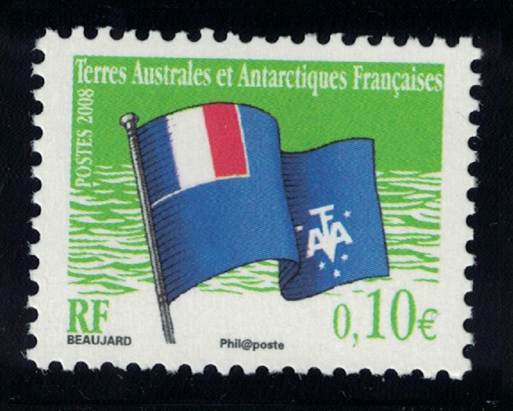 French Southern and Antarctic Territories Flag 0.10 2008 MNH SG#596