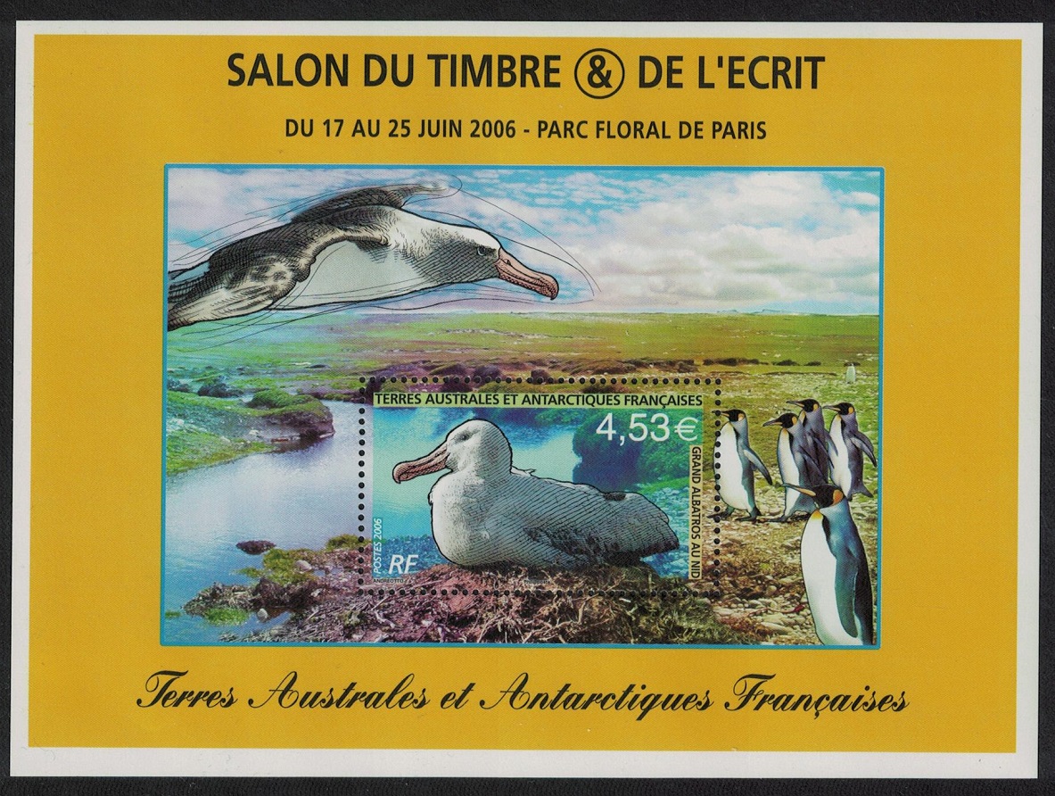 French Southern and Antarctic Territories Birds Penguins Albatross Cormorant MS 2006 MNH SG#MS570 MI#Block 15