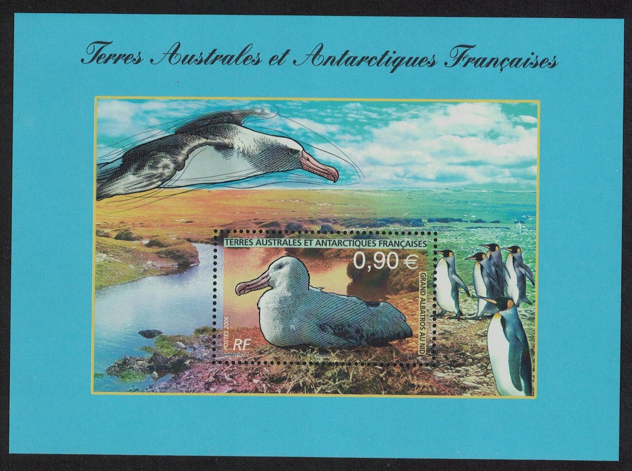 French Southern and Antarctic Territories Birds Penguins Albatross Cormorant MS 2006 MNH SG#MS570a MI#Block 16