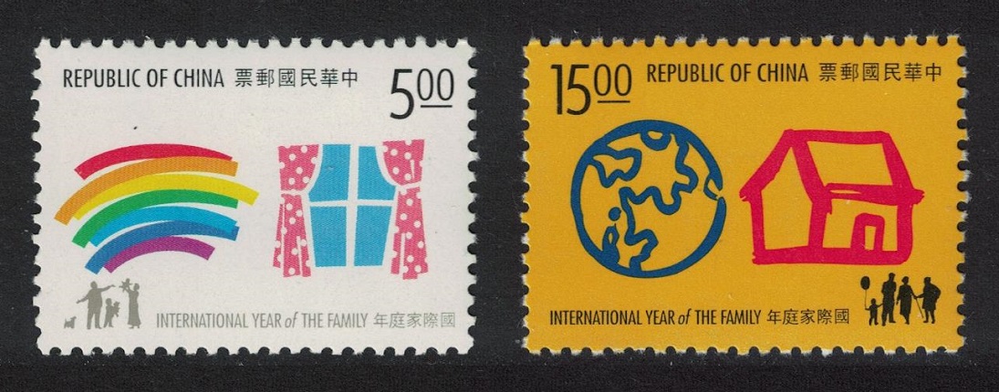 Taiwan International Year of the Family 2v 1994 MNH SG#2208-2209