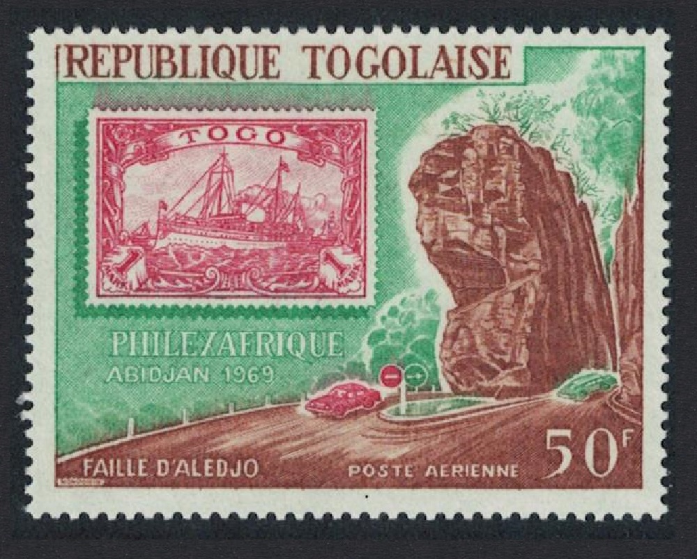 Togo Ships Aledjo Rock stamp of 1900 1969 MNH SG#635