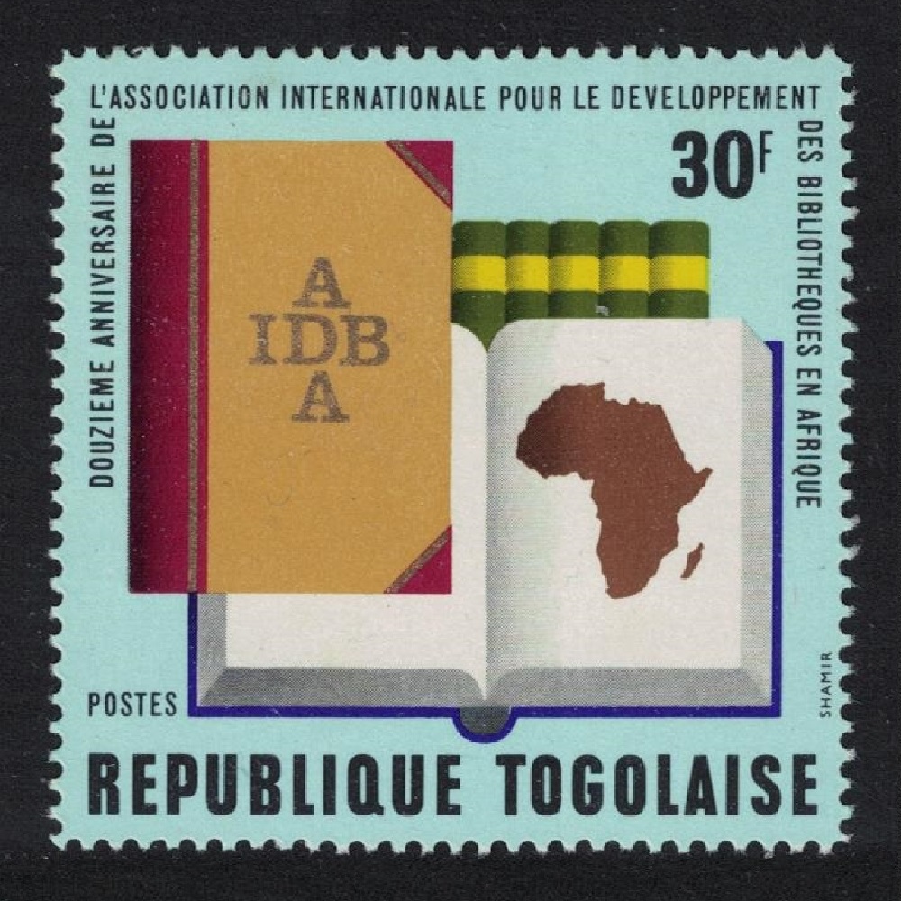 Togo African Library Development Association 1969 MNH SG#700 Sc#709