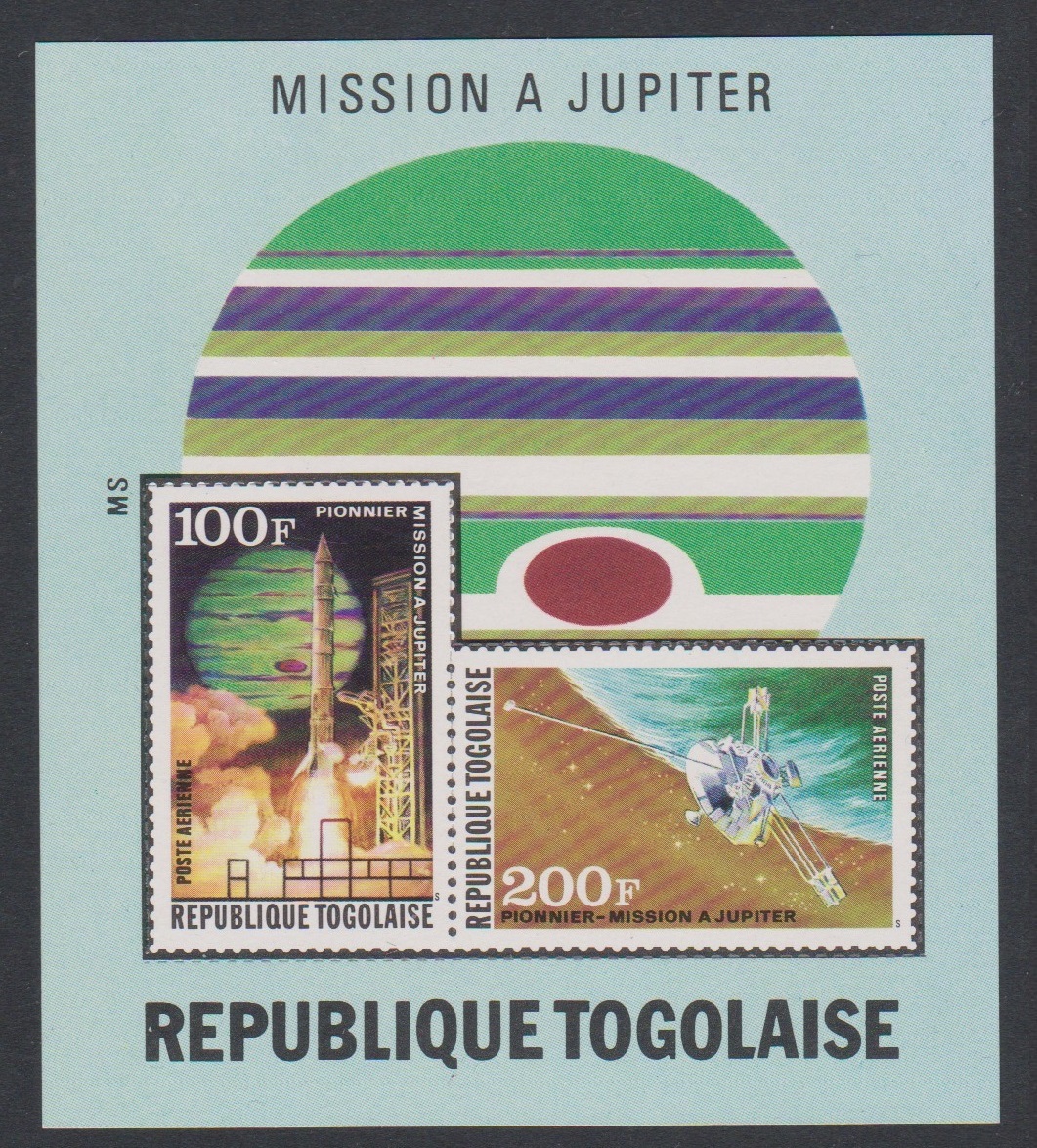 Togo US &#39;Jupiter&#39; Space Mission MS 1974 MNH SG#MS1018