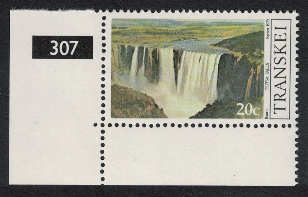 Transkei Tsitsa Falls Waterfall 20c Corner 1979 MNH SG#61 MI#61