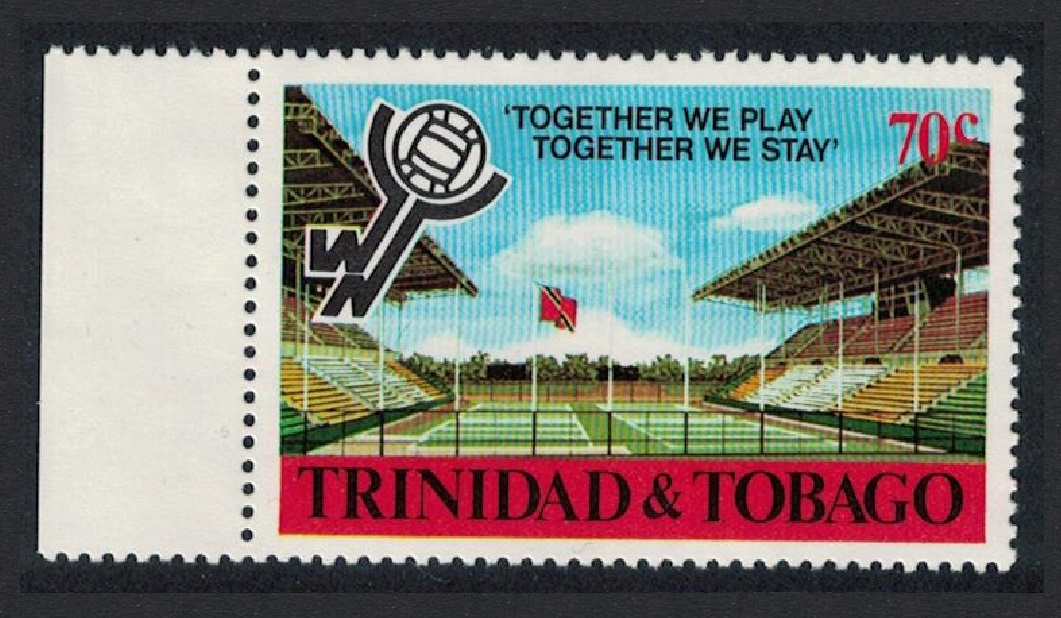 Trinidad and Tobago World Netball Tournament Left Margin 1980 MNH SG#580