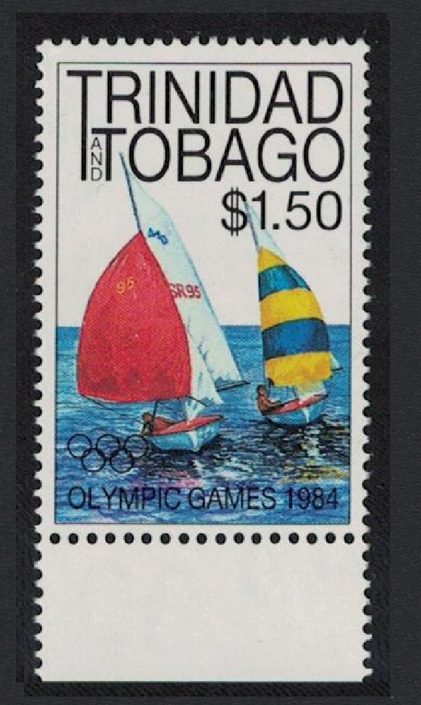 Trinidad and Tobago Sailing Olympic Games Los Angeles $150 with margin 1984 MNH SG#658