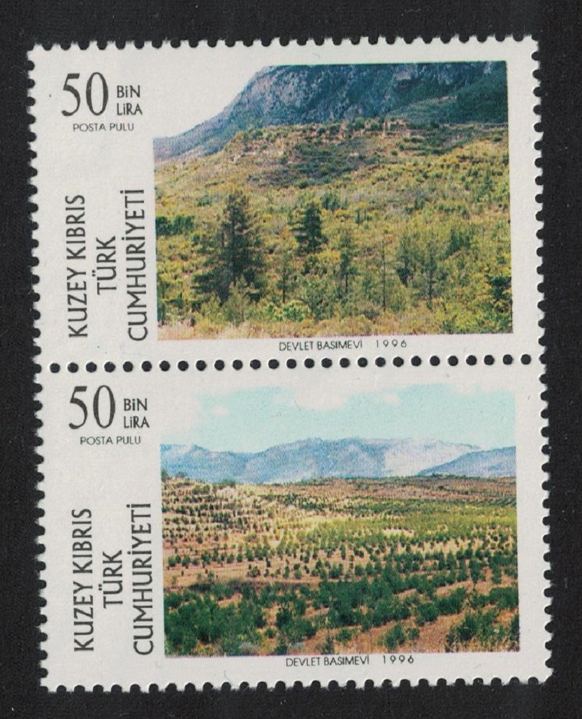 Turkish Cyprus World Environment Day 2v 1996 MNH SG#428 Sc#419