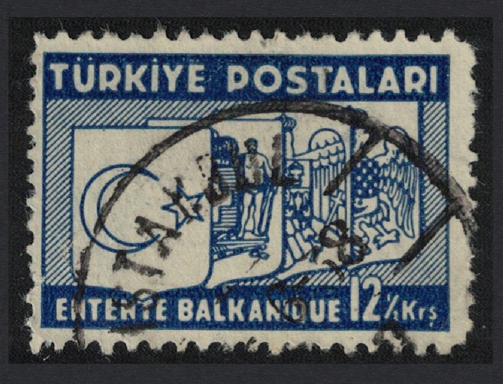 Turkey Balkan Entente 12½ kurus 1937 Canc SG#1197 MI#1939 Sc#786