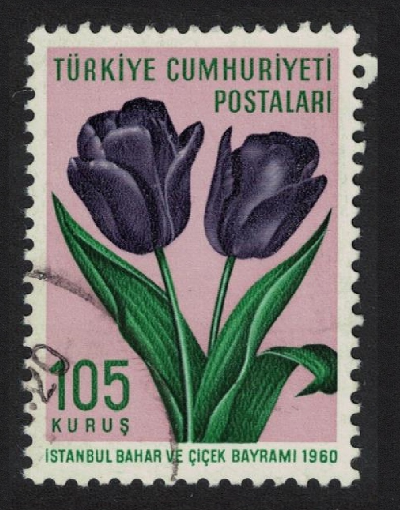 Turkey Tulips Flowers Festival Istanbul 105k 1960 Canc SG#1906 MI#1738 Sc#1483