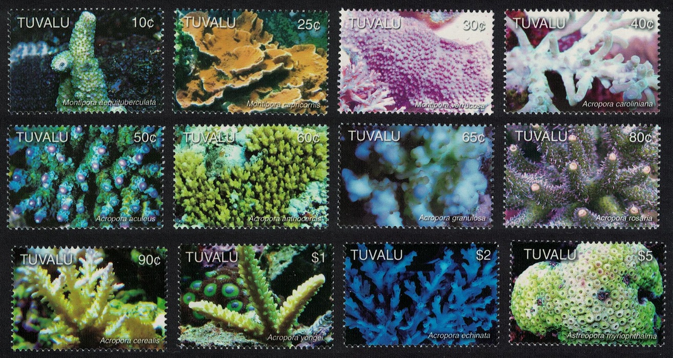 Tuvalu Corals 12v 2006 MNH SG#1208-1219 MI#1291-1302