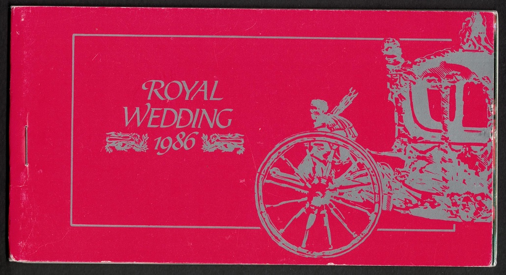 Tuvalu Royal Wedding Prince Andrew Booklet IMPERF 1986 MNH SG#SB6