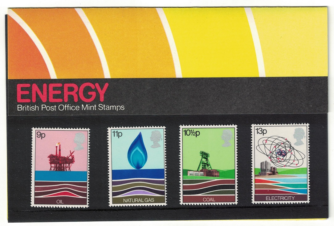 Great Britain Nuclear Energy Oil Gas Coal Energy Resources 4v Pres. Pack 1978 MNH SG#1050-1053 Sc#827-830