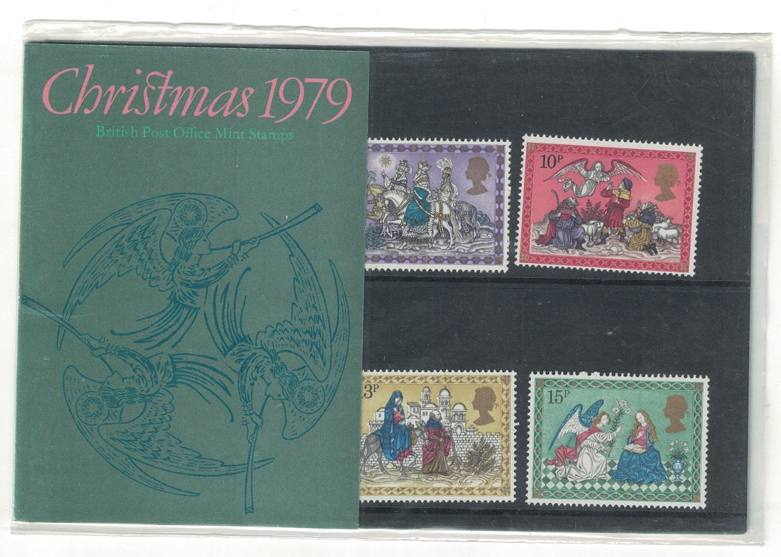 Great Britain Christmas 1979 5v Pres. Pack 1979 MNH SG#1104-1108 Sc#879-883