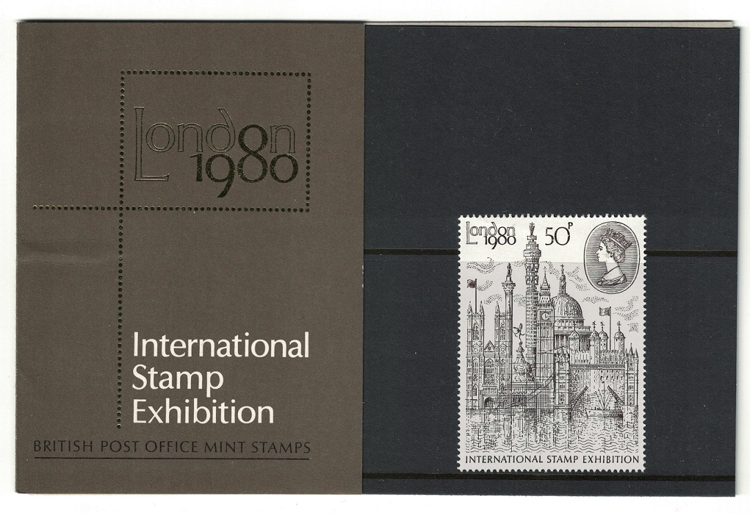 Great Britain London 1980 International Stamp Show Pres. Pack 1980 MNH SG#1118