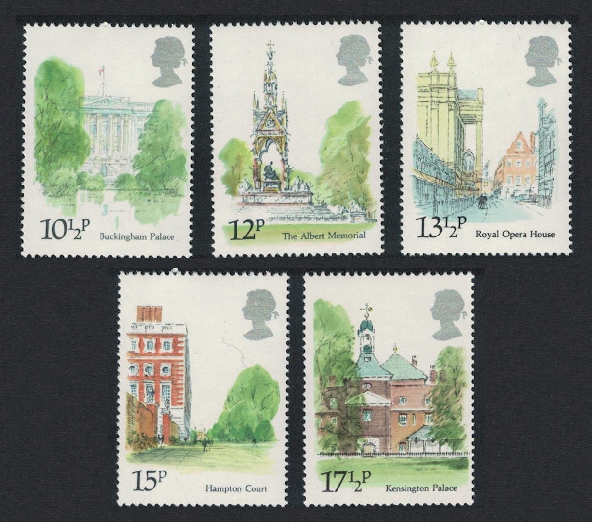 Great Britain London Landmarks 5v 1980 MNH SG#1120-1124 Sc#910-914