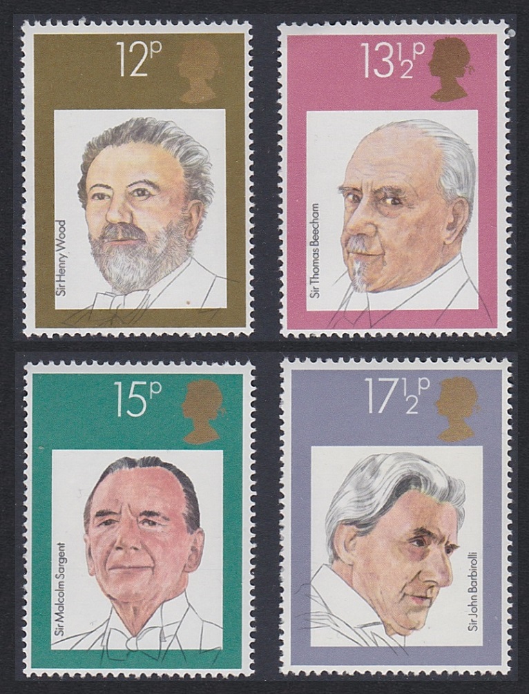 Great Britain British Conductors 4v 1980 MNH SG#1130-1133 Sc#920-923