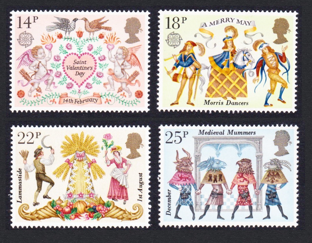 Great Britain Folklore 4v 1981 MNH SG#1143-1146