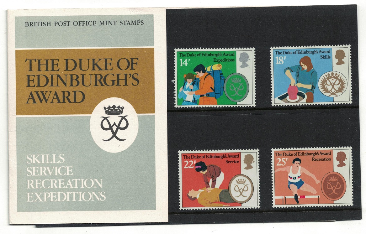 Great Britain Duke of Edinburgh Award Scheme 4v Pres. Pack 1981 MNH SG#1162-1165 Sc#952-955