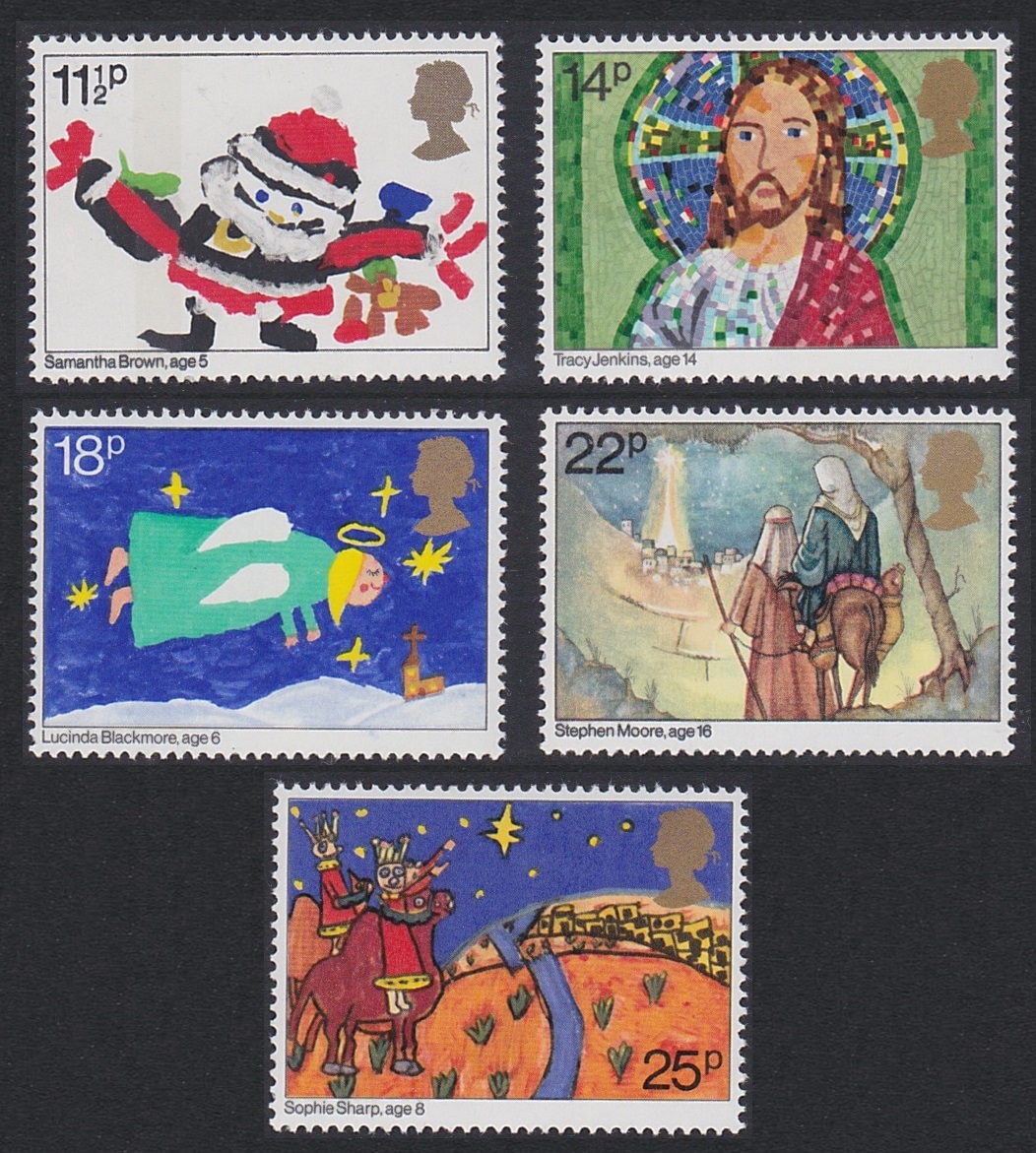 Great Britain Christmas 1981 Children&#39;s Pictures 5v 1981 MNH SG#1170-1174