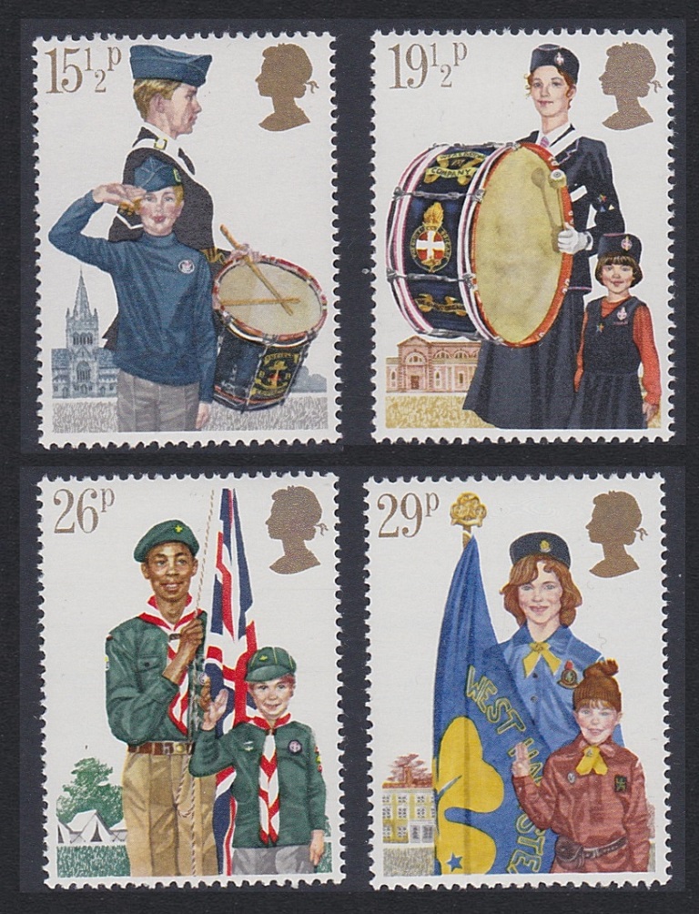 Great Britain Scouts Youth Organizations 4v 1982 MNH SG#1179-1182 Sc#983-986