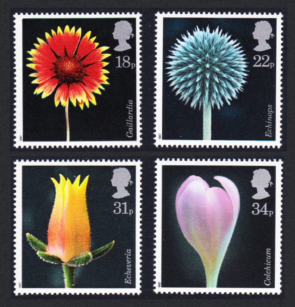 Great Britain Flowers 4v 1987 MNH SG#1347-1350 Sc#1168-1171