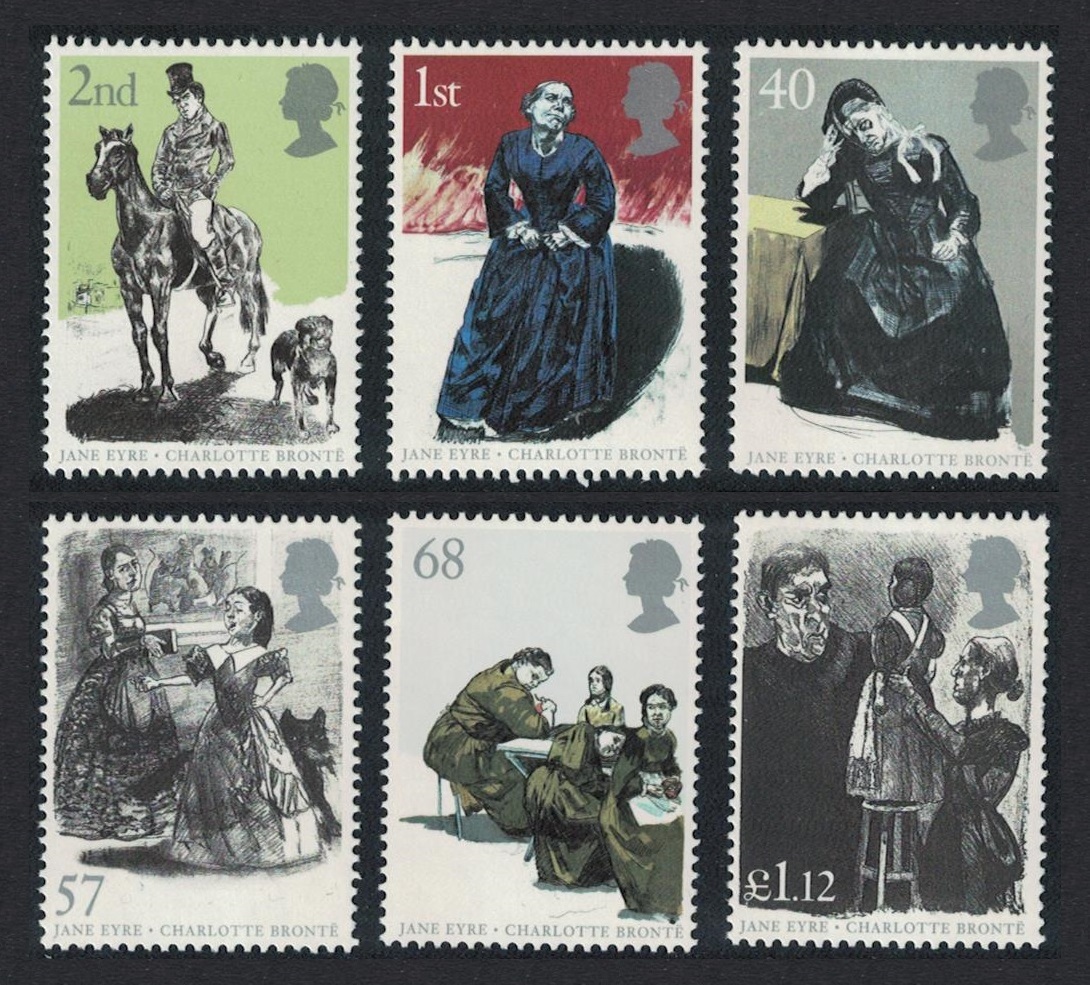 Great Britain 150th Death Anniversary of Charlotte Bronte 6v 2005 MNH SG#2518-2523