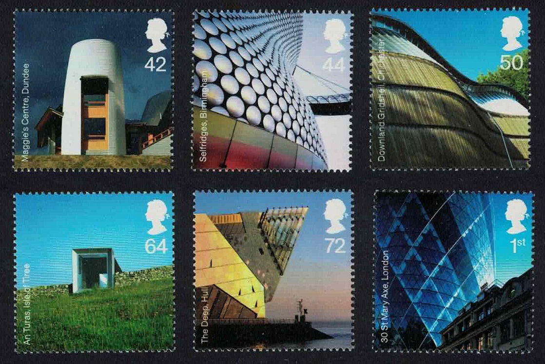 Great Britain Modern Architecture 6v 2006 MNH SG#2634-2639