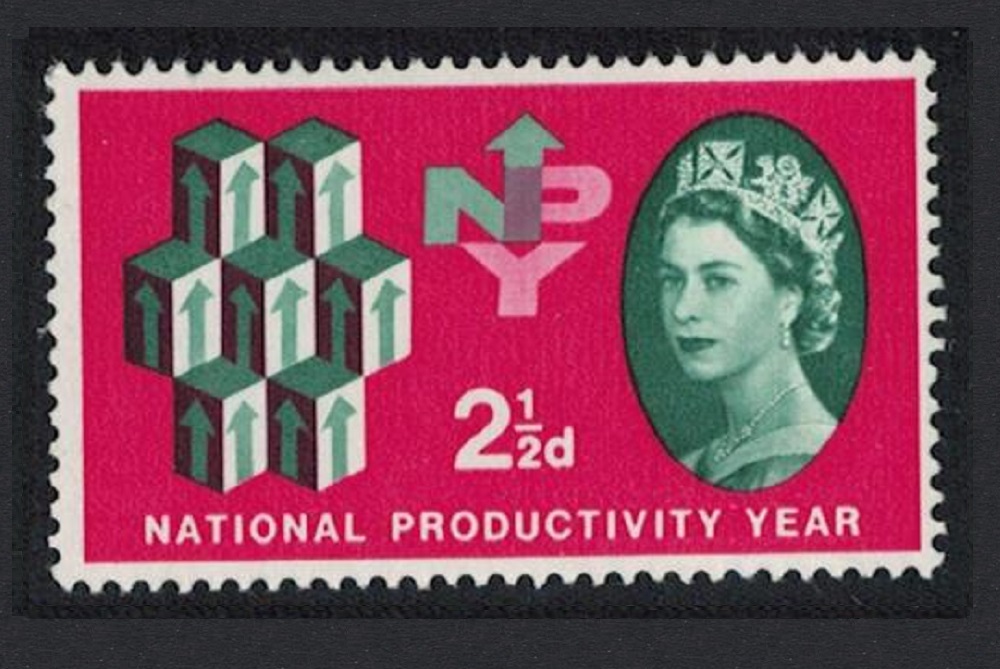 Great Britain National Productivity Year 2½d 1962 MNH SG#631