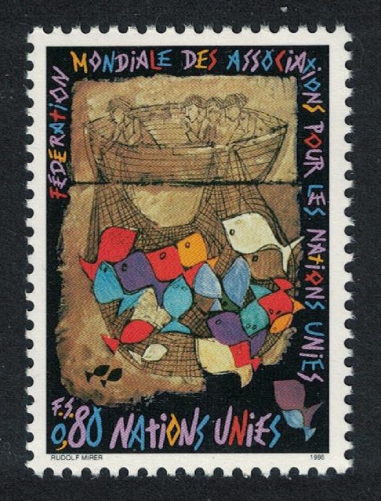 United Nations - Geneva Catching Fish World Federation 1996 MNH SG#G287