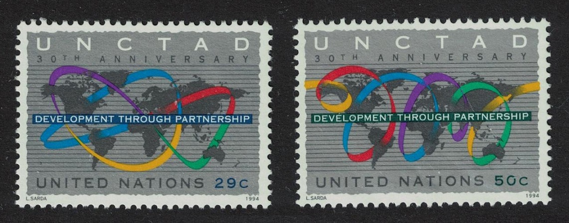 United Nations - New York Conference on Trade and Development 2v 1994 MNH SG#663-664