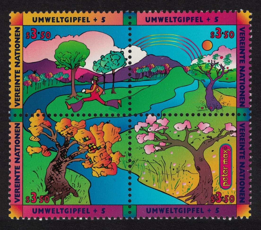 United Nations - Vienna Conference on Environment and Development Block of 4 1997 MNH SG#V227-V230