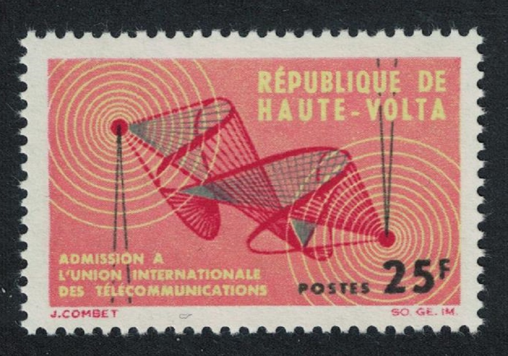 Upper Volta Admission to ITU 1964 MNH SG#139