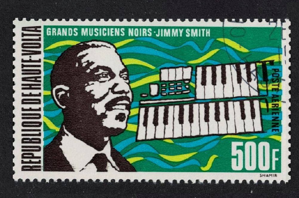 Upper Volta Famous Musician Jimmy Smith 1972 CTO SG#367 Sc#C407