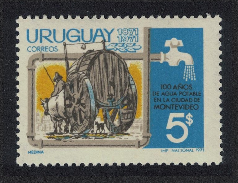 Uruguay Centenary of Montevideo&#39;s Water Supply 1971 MNH SG#1460