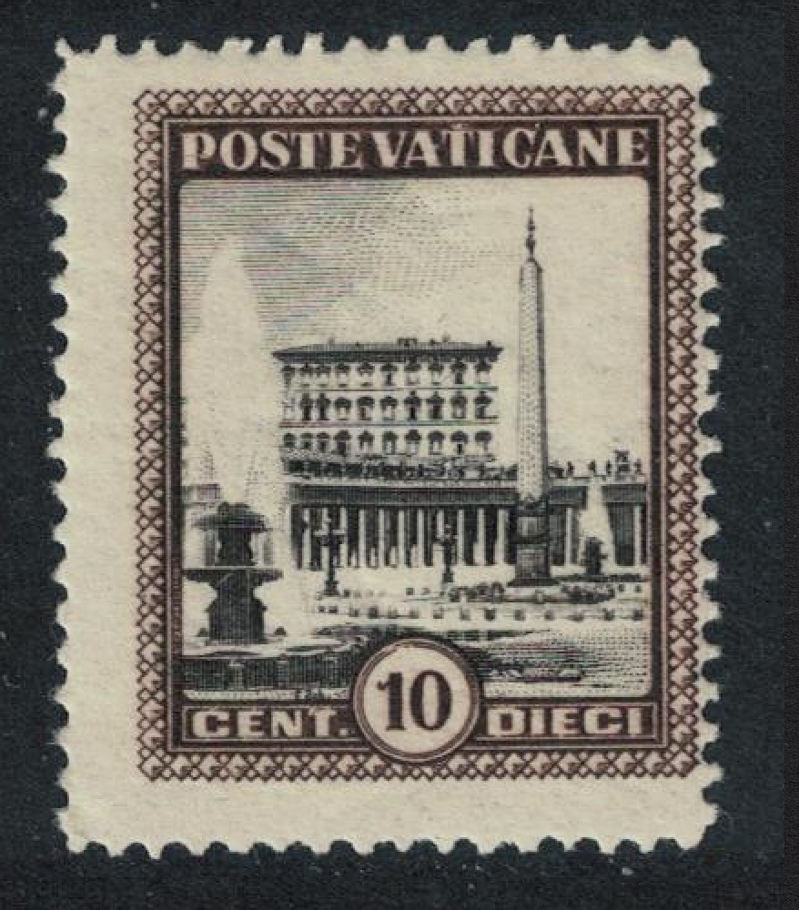 Vatican Wing of Vatican 10c 1933 MNH SG#20