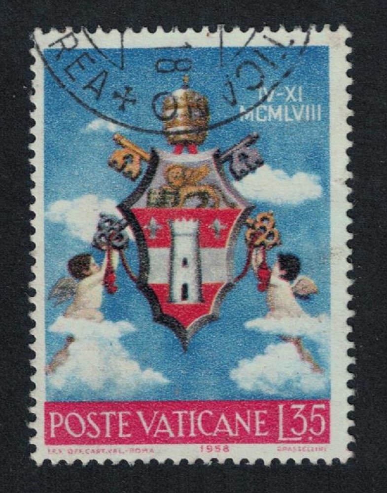 Vatican Coronation of Pope John XXIII 35L 1959 MNH SG#283 Sc#251