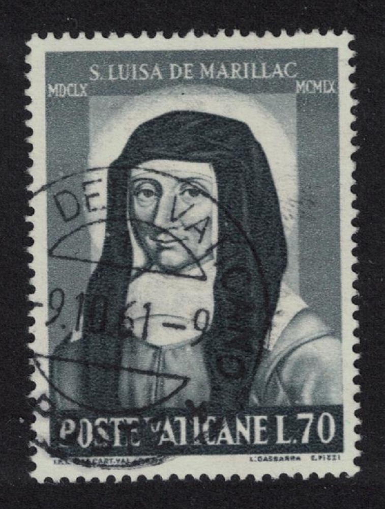 Vatican St Louise de Marillac 1960 MNH SG#338 Sc#296