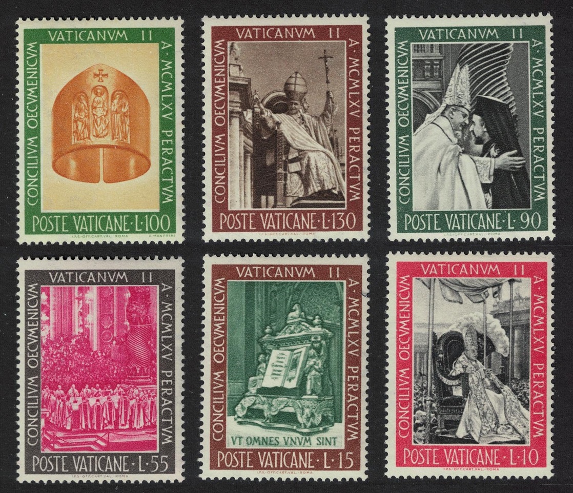 Vatican Ecumenical Council 6v 1966 MNH SG#483-488 Sc#439-444