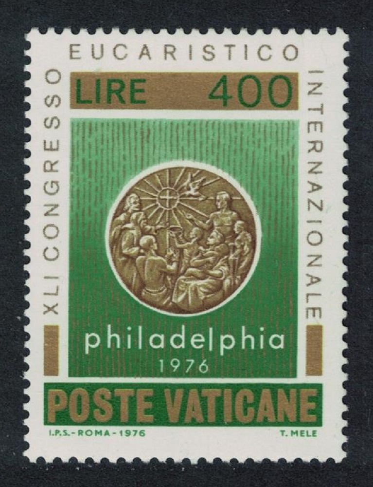 Vatican 41st International Eucharistic Congress 400L 1976 MNH SG#658 Sc#594