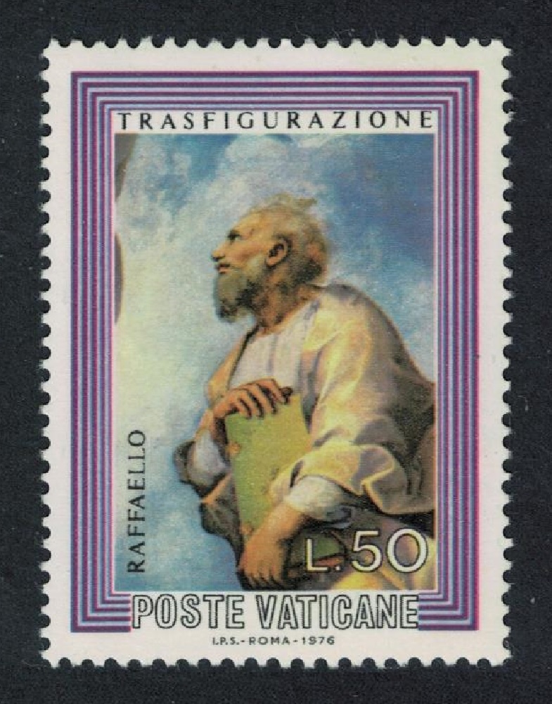 Vatican Details of Raphael&#39;s &#39;Transfiguration&#39; 50L 1976 MNH SG#661