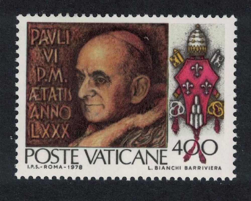 Vatican 80th Birthday of Pope Paul VI 400L 1978 MNH SG#695 Sc#631