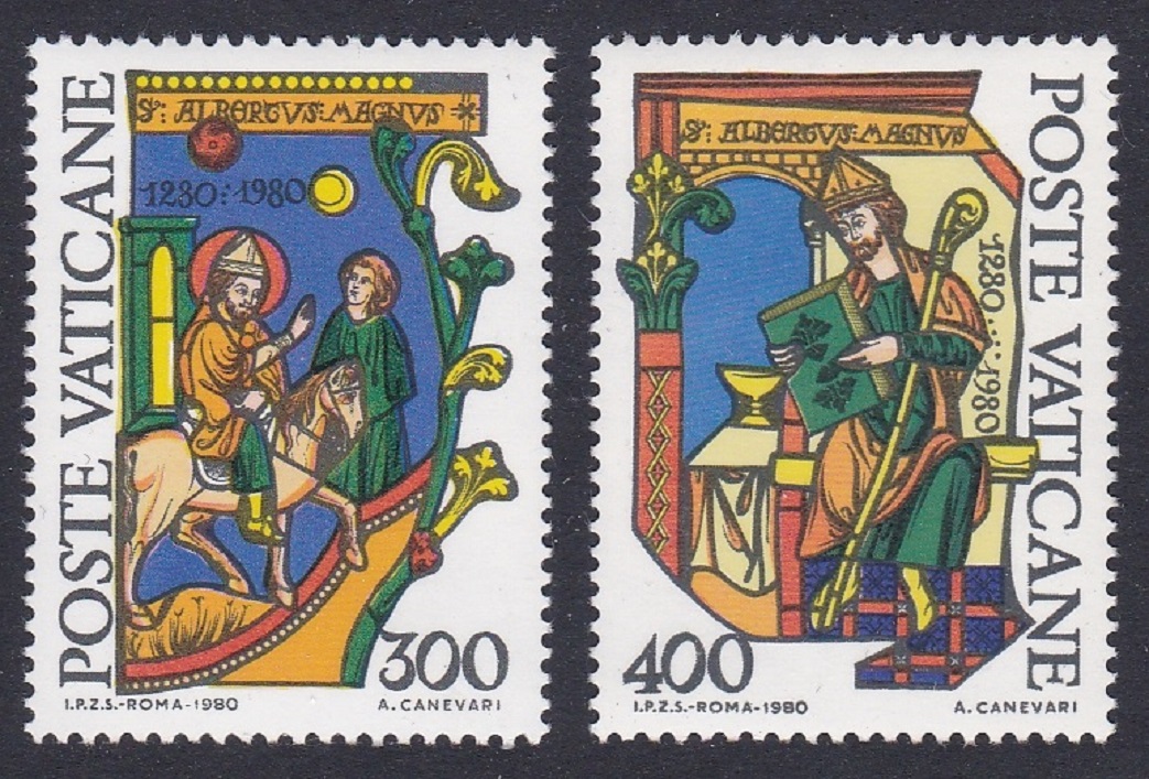 Vatican 900th Death Anniversary of St Albertus 2v 1980 MNH SG#751-752 Sc#677-678