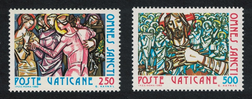 Vatican Feast of All Saints 2v 1980 MNH SG#753-754 Sc#679-680