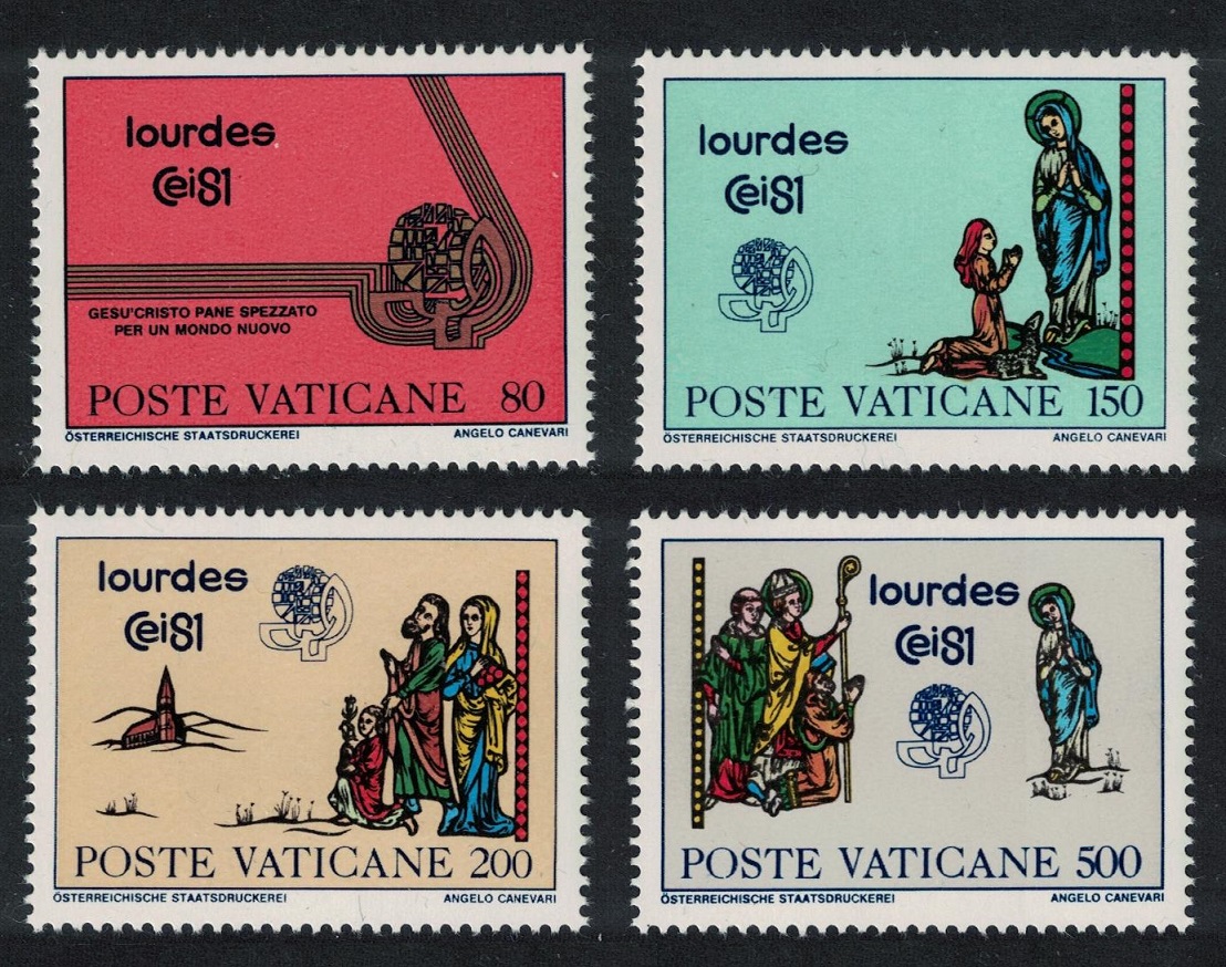 Vatican 42nd International Eucharistic Congress 4v 1981 MNH SG#761-764 Sc#687-690