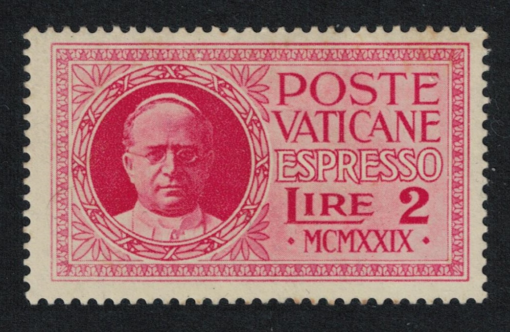 Vatican Pope Pius XI Express Letter Stamp 2L Def 1933 MH SG#E14 MI#E14 Sc#E1