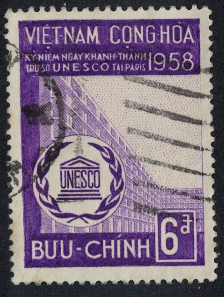 South Vietnam UNESCO 6d 1958 Canc SG#S70