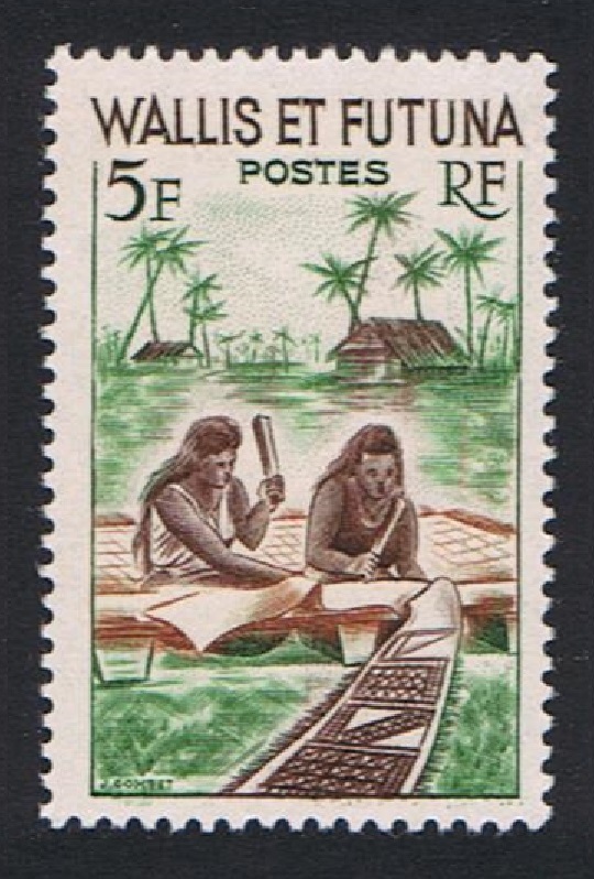 Wallis and Futuna Local Scenes 5f 1960 MNH SG#162 Sc#154